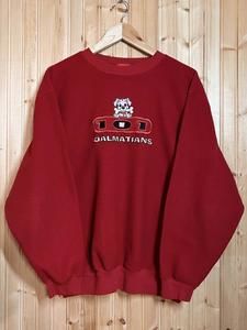 VTG 101 Dalmatians Movie Fleece Crewneck Sweatshirt Disney Jerry Leigh sz XL